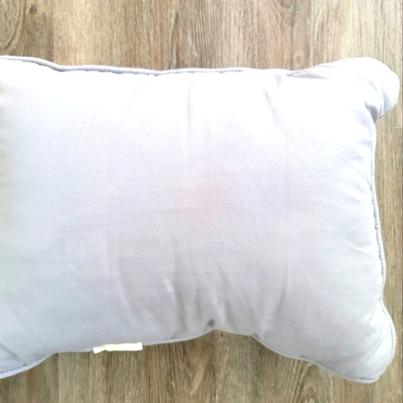 Small Gray Pleated Accent Pillow Home Decor Decorative Pillow - Picture 2 of 4